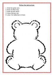 Read the instructions and make a teddy!