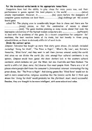 English Worksheet: Computing/ Scientific inventions