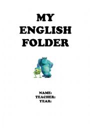 English Worksheet: PORTFOLIO cover