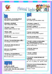 English Worksheet: phrasal verbs