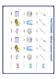 English Worksheet: What comes next? 2