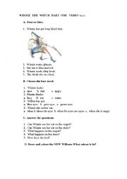 English Worksheet: Winnie the witch part one - Video