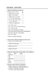 English Worksheet: Rehearse
