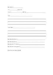 English Worksheet: Know yourself