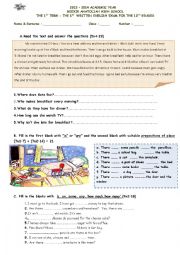 worksheet for 10th grade students