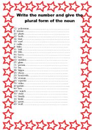 Numerals and Plurals