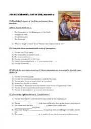 English Worksheet: Film Vincent van Gogh - lust of life