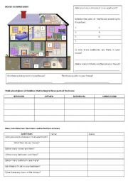 English Worksheet: Do you live in a house or apartment?