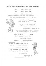 English Exercises You Ve Got A Friend In Me