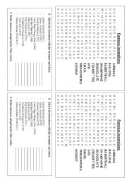 English Worksheet: Inventions wordsearch