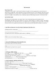 English Worksheet: jobs