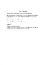 Test Writing B1