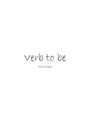 English Worksheet: Verb to be