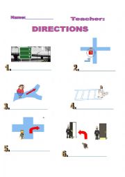 GIVING DIRECTIONS- QUIZ 1- FROM THE DIRECTIONS PPT