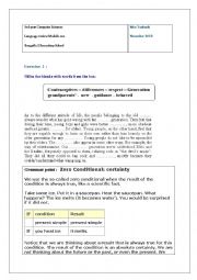 Review Tasks Module One 3rd years Tunisian Schools
