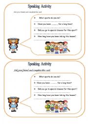 Speaking activity