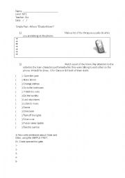 English Worksheet: Simple Past - Elizabethtown