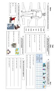 English Worksheet: test elementary students