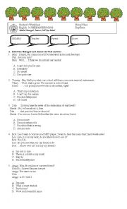 English Worksheet: some expression