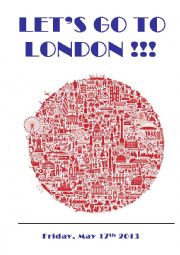 English Worksheet: London travel book - part 1