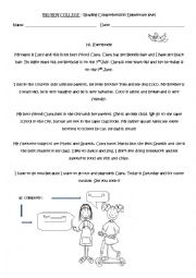 English Worksheet: Lucy - Reading Comprehension (basic)