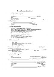 English Worksheet: Somewhere Over the Rainbow israel kamakawiwoole