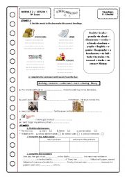 Module 2 Lesson 1 SCHOOL MEMORIES   Tunisian 9th form sts