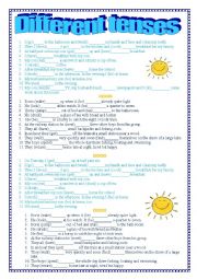 English Worksheet: Mixed tenses