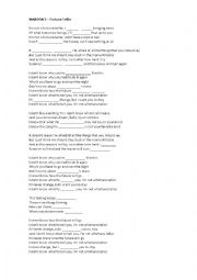 English Worksheet: Maroon 5 - Fortune Teller (SONG)