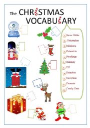 The CHRISTMAS VOCABULARY