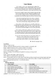 English Worksheet: Your Mission