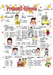 English Worksheet: Present Simple