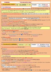 The past perfect tense, the easy way! ● Theory + Practice with key :)