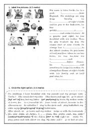 mid term test 1 7th form part 2