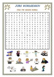 Jobs Wordsearch