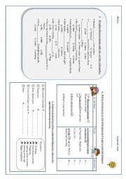 English Worksheet: lets review 1