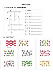 English Worksheet: Numbers from 11 to 20