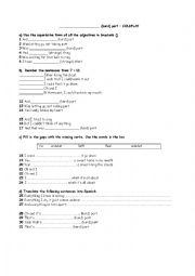 English Worksheet: The Hardest Part - Coldplay