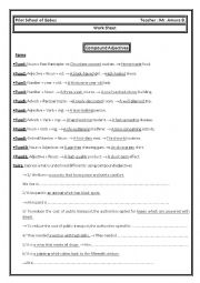 English Worksheet: COMPOUND ADJECTIVES