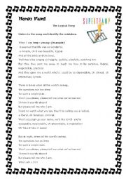 English Worksheet: Music - Have fun and learn!