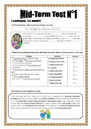 Mid-Term Test 1 (7th form)