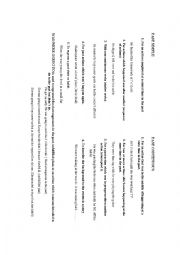 English Worksheet: All possible past tenses