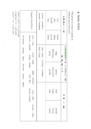 English Worksheet: plural forms