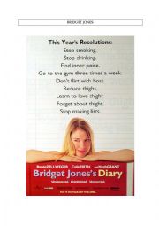 English Worksheet: Bridget Joness Diary