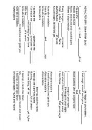 English Worksheet: ABRACADABRA  Steve Miller Band