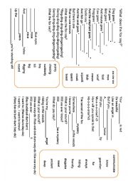 English Worksheet: Ylvis - The Fox (What Does the Fox Say?)