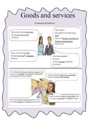 English Worksheet: Goods and Services #1