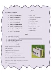 English Worksheet: Goods and Services #3