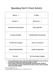 English Worksheet: FCE Part 3 Language Grab