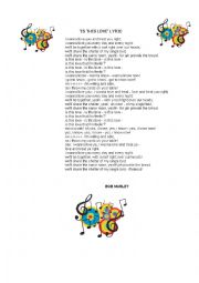 English Worksheet: SONG